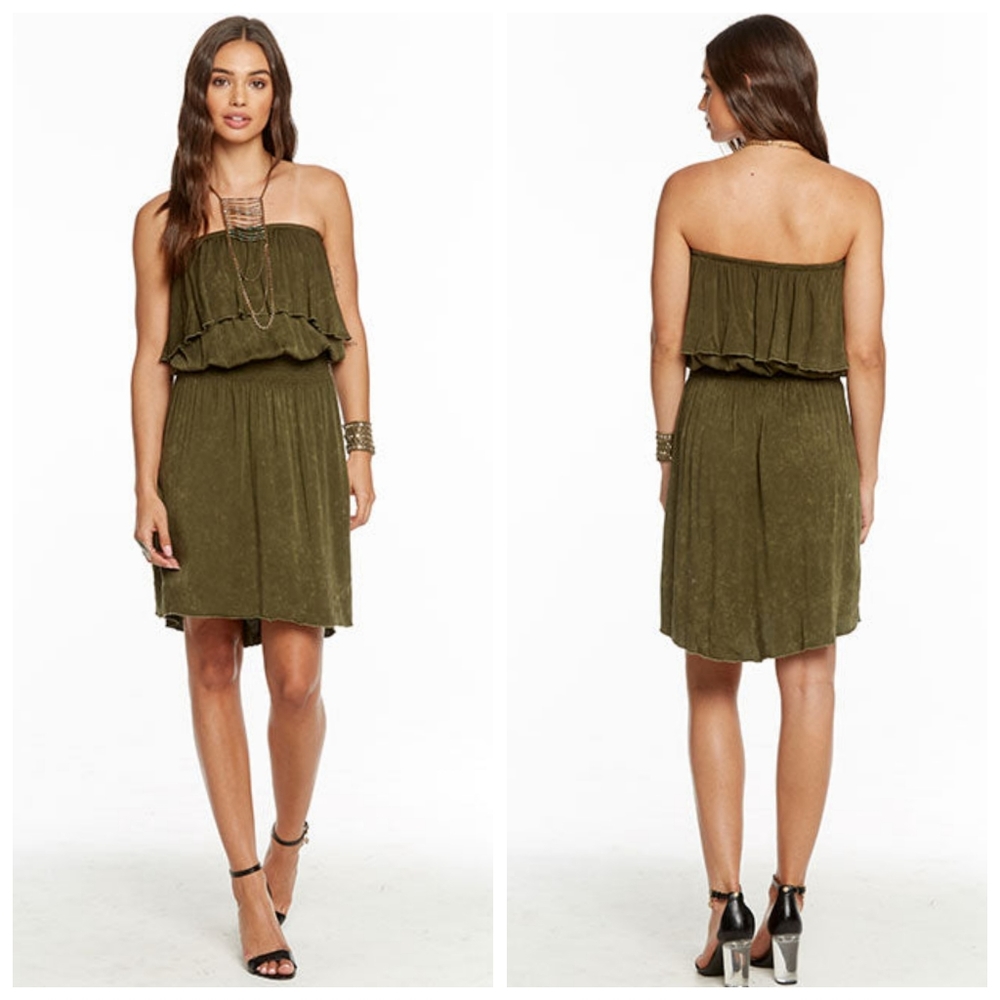 CHASER Heirloom Smocked Waist Dress